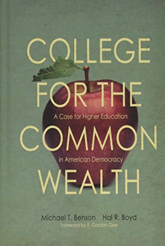 Cover for College for the Commonwealth