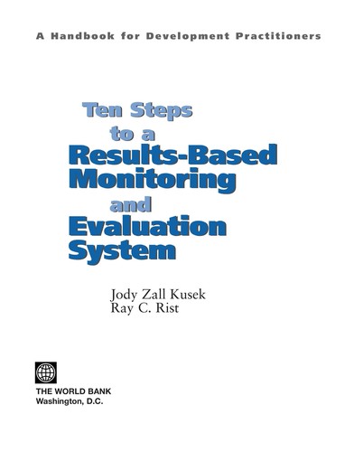 Cover for Ten steps to a results-based monitoring and evaluation system