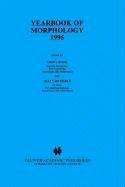 Cover for Yearbook of Morphology 1995