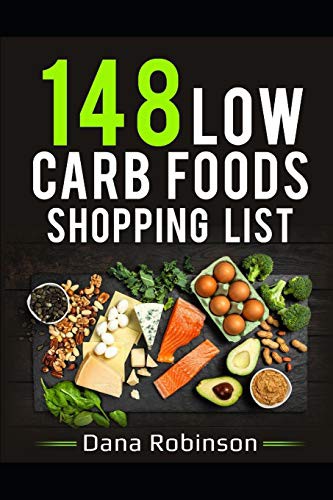 Cover for 148 Low Carb Foods Shopping List