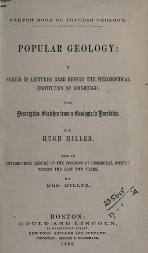 Cover for Popular geology
