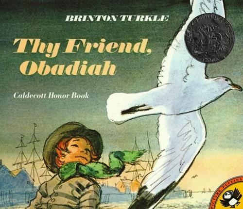 Cover for Thy Friend, Obadiah (Picture Puffins)
