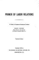 Cover for Primer of Labor Relations