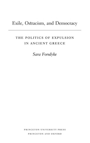 Cover for Exile, ostracism, and democracy