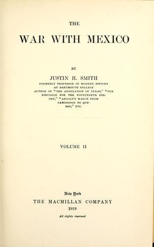 Cover for The war with Mexico