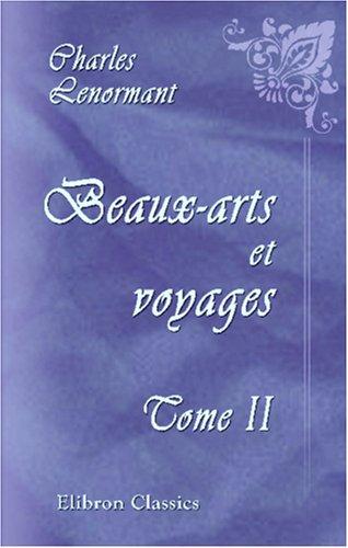 Cover for Beaux-arts et voyages