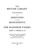 Cover for The British Library catalogue of additions to the manuscripts