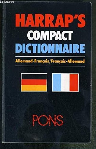 Cover for Harrap's Dictionnaire Compact Francais - Allemand et Allemand - Francais 