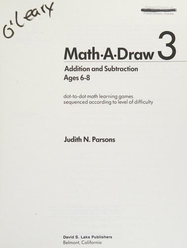 Cover for Math-A-Draw