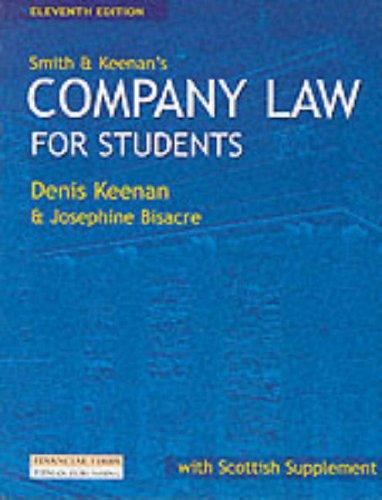 Cover for Smith and Keenan's Company Law for Students (Smith & Keenan)