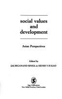 Cover for Social values and development