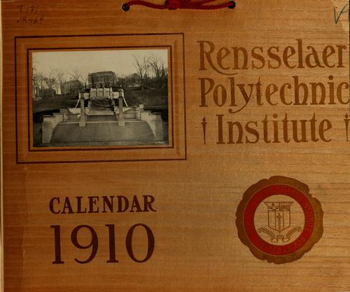 Cover for Calendar 1910
