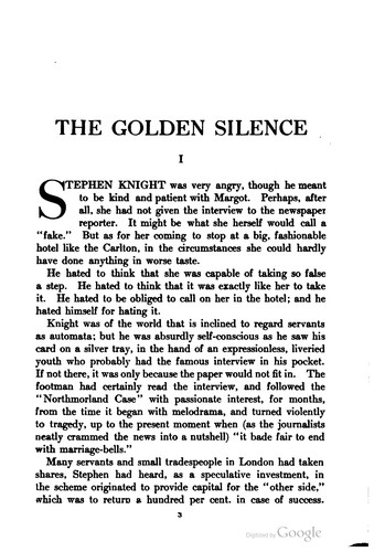 Cover for The golden silence