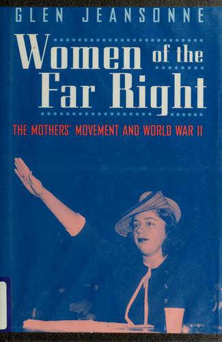 Cover for Women of the far right