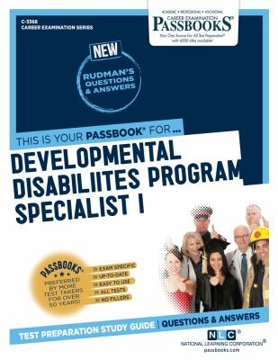 Cover for Developmental Disabilities Program Specialist I
