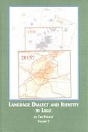 Cover for Language dialect and identity in Lille