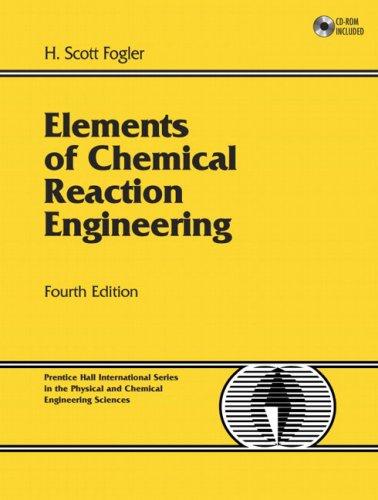 Cover for Elements of chemical reaction engineering