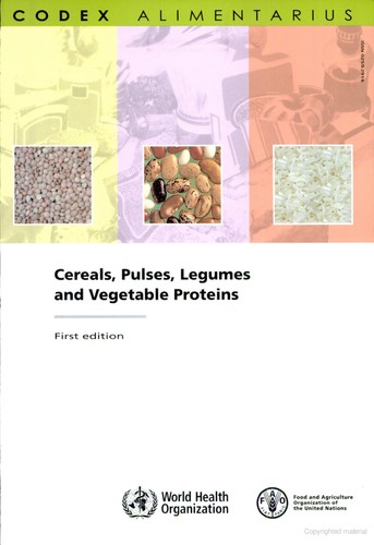 Cover for Codex alimentarius