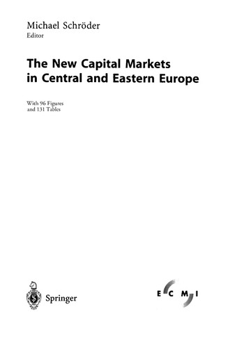 Cover for The New Capital Markets in Central and Eastern Europe