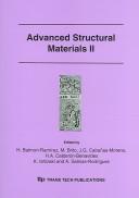 Cover for Advanced Structural Materials 2 (Materials Science Forum)