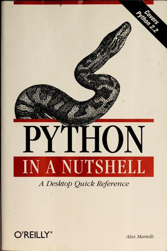 Cover for Python in a nutshell