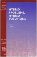 Cover for Hybrid problems, hybrid solutions