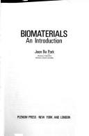 Cover for Biomaterials