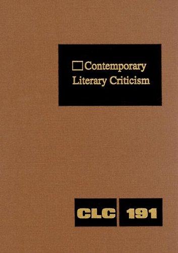Cover for Contemporary Literary Criticism, Vol. 191 (Contemporary Literary Criticism)