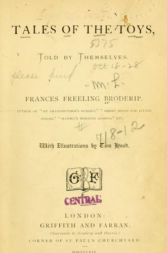 Cover for Tales of the toys