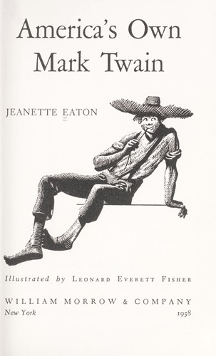 Cover for America's own Mark Twain