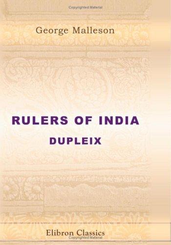 Cover for Rulers of India. Dupleix