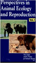 Cover for Perspectives in animal ecology and reproduction