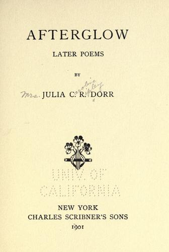 Cover for Afterglow