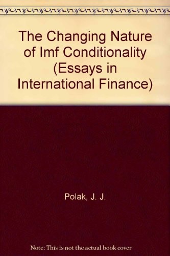Cover for The changing nature of IMF conditionality