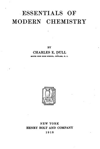 Cover for Essentials of Modern Chemistry