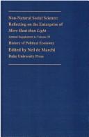 Cover for Non-Natural Social Science