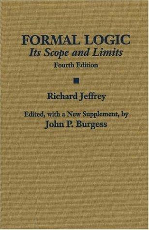 Cover for Formal logic