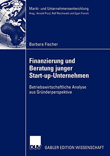 Cover for Finanzierung und Beratung junger Start-up-Unternehmen