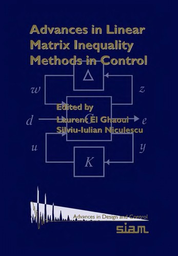 Cover for Advances in linear matrix inequality methods in control