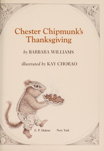 Cover for Chester Chipmunks