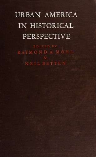 Cover for Urban America in historical perspective.