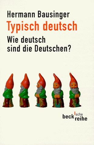 Cover for Typisch deutsch