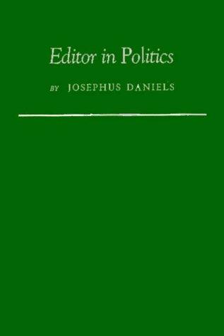 Cover for Editor in politics.