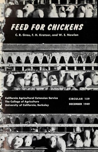 Cover for Feed for chickens