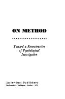 Cover for On method