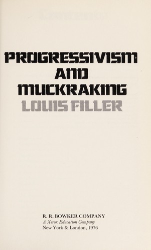 Cover for Progressivism and muckraking