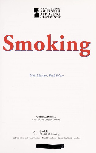 Cover for Smoking
