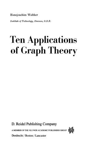 Cover for Ten Applications of Graph Theory