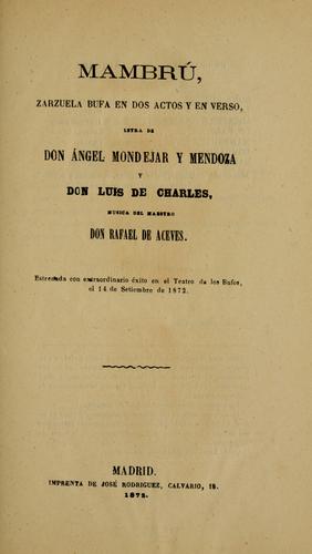 Cover for Mambrú
