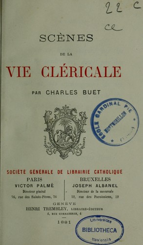 Cover for Scènes de la vie cléricale